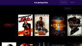 What Filmowood.com website looked like in 2017 (6 years ago)