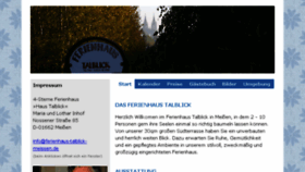 What Ferienwohnung-haus-talblick.de website looked like in 2017 (7 years ago)