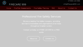 What Firecare999.com website looked like in 2017 (6 years ago)