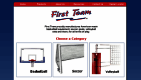 What Firstteaminc.com website looked like in 2017 (6 years ago)