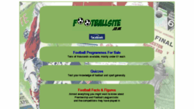 What Footballsite.co.uk website looked like in 2017 (6 years ago)