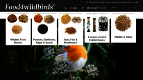 What Food4wildbirds.co.uk website looked like in 2017 (6 years ago)