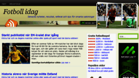 What Fotbollidag.com website looked like in 2017 (6 years ago)
