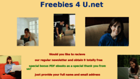 What Freebies4u.net website looked like in 2017 (6 years ago)