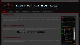 What Fatalforces.com website looked like in 2017 (6 years ago)