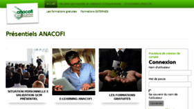 What Formations-anacofi.fr website looked like in 2017 (6 years ago)