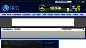 What Footballnsw.com website looked like in 2017 (6 years ago)