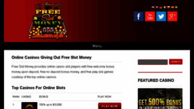 What Freeslotmoney.com website looked like in 2017 (6 years ago)