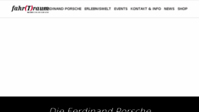 What Fahrtraum.at website looked like in 2017 (7 years ago)