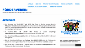 What Foerderverein-grundschule-bothel.de website looked like in 2017 (6 years ago)