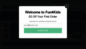 What Fun4kids.co.uk website looked like in 2017 (6 years ago)