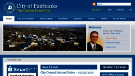 What Fairbanksalaska.us website looked like in 2017 (6 years ago)
