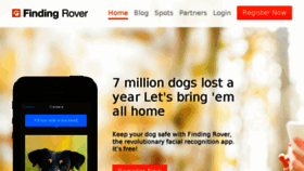 What Findingrover.com website looked like in 2017 (6 years ago)