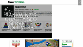 What Fiverrtutorial.com website looked like in 2017 (6 years ago)