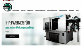 What Frainer.de website looked like in 2017 (6 years ago)