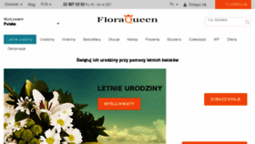 What Floraqueen.pl website looked like in 2017 (6 years ago)