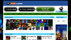 What Fizzgame.com website looked like in 2017 (6 years ago)
