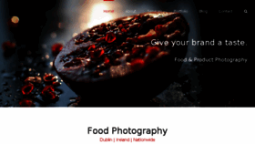 What Food-photography.ie website looked like in 2017 (6 years ago)