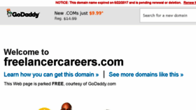 What Freelancercareers.com website looked like in 2017 (6 years ago)