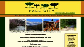 What Fallcity.org website looked like in 2017 (6 years ago)