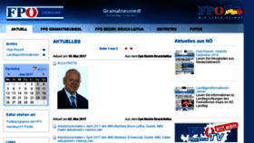 What Fpoe-gramatneusiedl.at website looked like in 2017 (6 years ago)