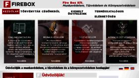 What Firebox.hu website looked like in 2017 (6 years ago)