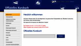 What Fahrplanfelder.ch website looked like in 2017 (6 years ago)