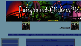 What Fairground-clickersptr.com website looked like in 2017 (6 years ago)