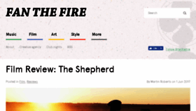 What Fanthefiremagazine.com website looked like in 2017 (6 years ago)