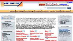 What Fehlstart.com website looked like in 2017 (8 years ago)