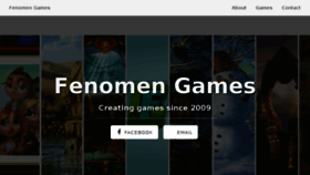 What Fenomen-games.com website looked like in 2017 (6 years ago)