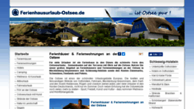 What Ferienhausurlaub-ostsee.de website looked like in 2017 (6 years ago)
