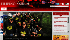 What Filipinojournal.com website looked like in 2017 (6 years ago)