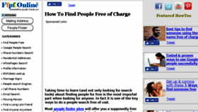 What Findfree-people-friends.com website looked like in 2017 (6 years ago)