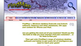 What Findmap.com.au website looked like in 2017 (6 years ago)