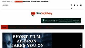 What Filmsnobbery.com website looked like in 2017 (6 years ago)