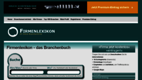 What Firmenlexikon.de website looked like in 2017 (6 years ago)