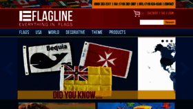 What Flagline.com website looked like in 2017 (6 years ago)