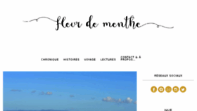 What Fleurdementhe.com website looked like in 2017 (6 years ago)
