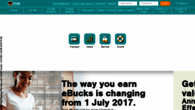 What Fnbweb.co.za website looked like in 2017 (6 years ago)