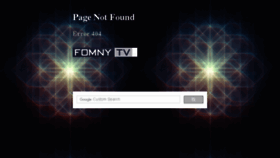 What Fomny.org website looked like in 2017 (6 years ago)