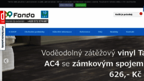 What Fondo.cz website looked like in 2017 (6 years ago)