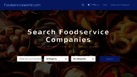 What Foodserviceworld.com website looked like in 2017 (6 years ago)