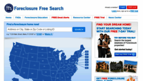 What Foreclosurefreesearch.com website looked like in 2017 (6 years ago)