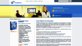What Form-maker.com website looked like in 2017 (7 years ago)