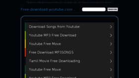 What Free-download-youtube.com website looked like in 2017 (6 years ago)
