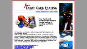 What Free-tarotcardreading.com website looked like in 2017 (6 years ago)