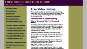 What Free-video-hosting.net website looked like in 2017 (6 years ago)
