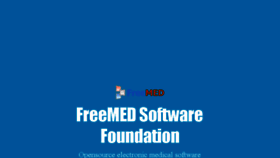 What Freemedsoftware.org website looked like in 2017 (6 years ago)
