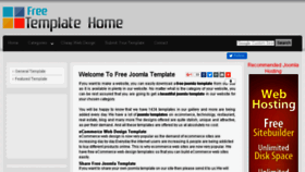 What Freetemplatehome.com website looked like in 2017 (6 years ago)